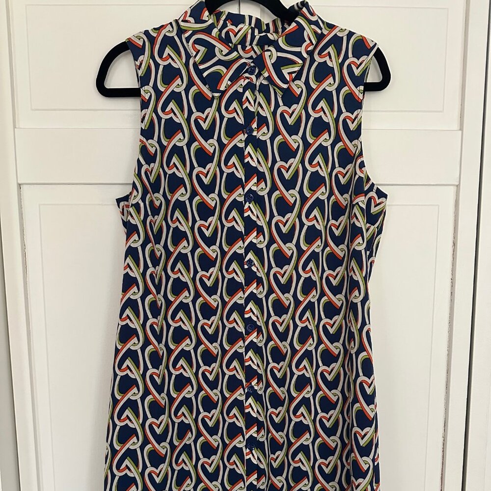 Cabi Sleeveless Multicolor Dress, Size Medium